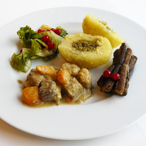 Rindergulasch mit Lakritz