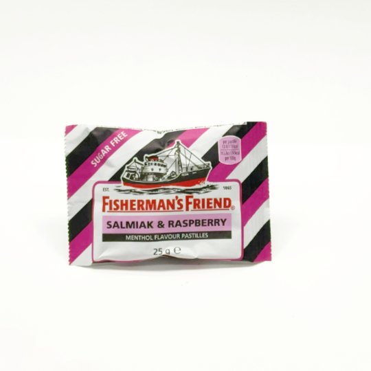 Fisherment salmiac-raspberry, 25g-bag
