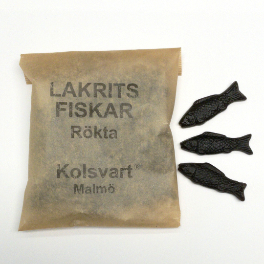 Lakrits Fiskar R&ouml;kta, 120g-T&uuml;te
