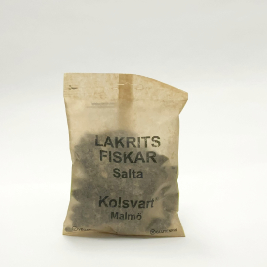 Lakrits Fiskar Salta, 120g-T&uuml;te