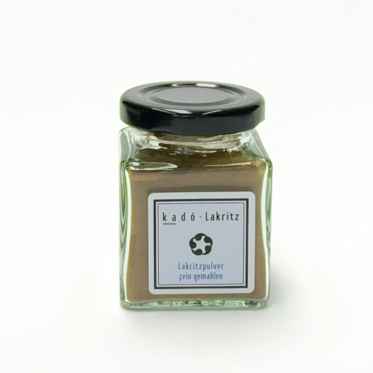 Lakritzpulver hell, 40g-Glas