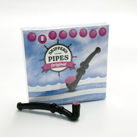 Liquorice pipes, 8er carton