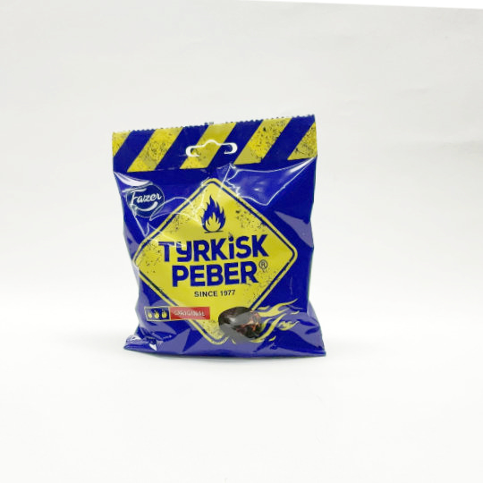Tyrkisk peber Fazer, 120g-bag